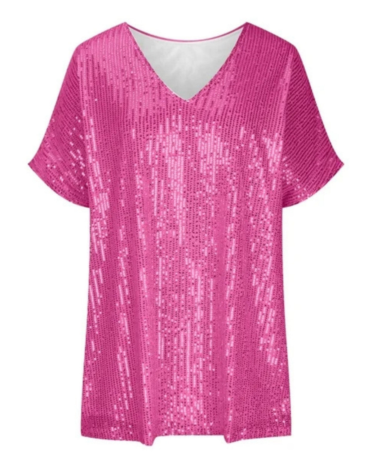 Stijlvol glinsterend pailletten t-shirt