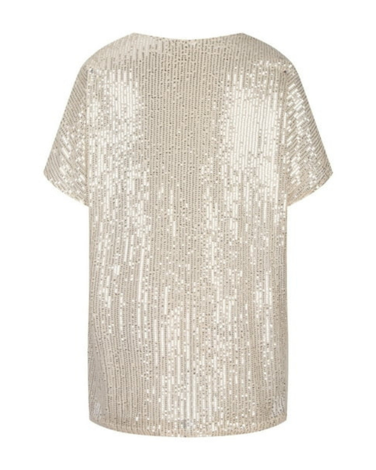 Stijlvol glinsterend pailletten t-shirt
