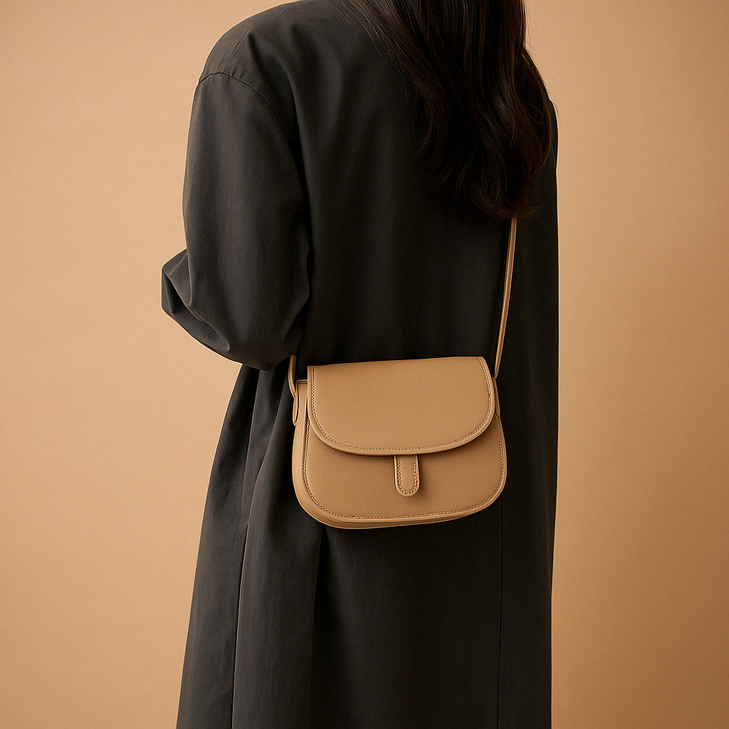 Compacte crossbodytas met tijdloos design