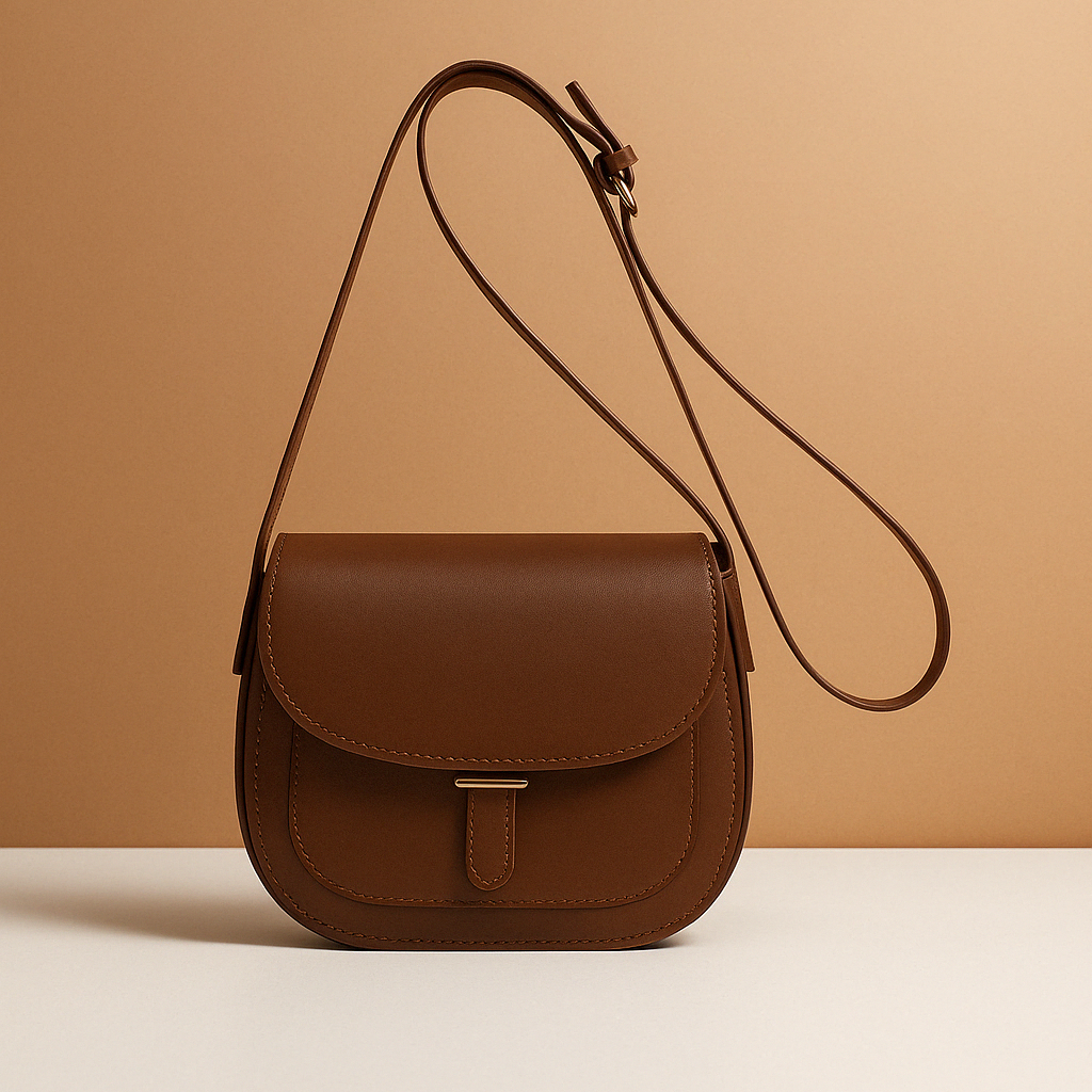 Compacte crossbodytas met tijdloos design