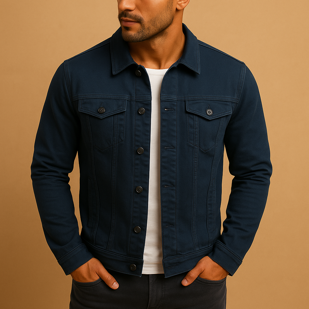 Klassiek getailleerd herenoverhemd met lange mouwen