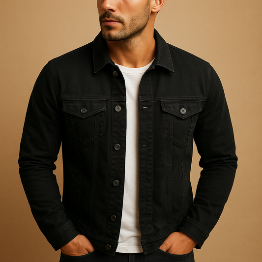 Klassiek getailleerd herenoverhemd met lange mouwen