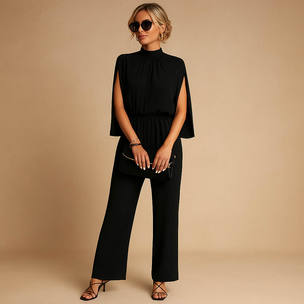Lichte zomerjumpsuit met verstelbare bandjes