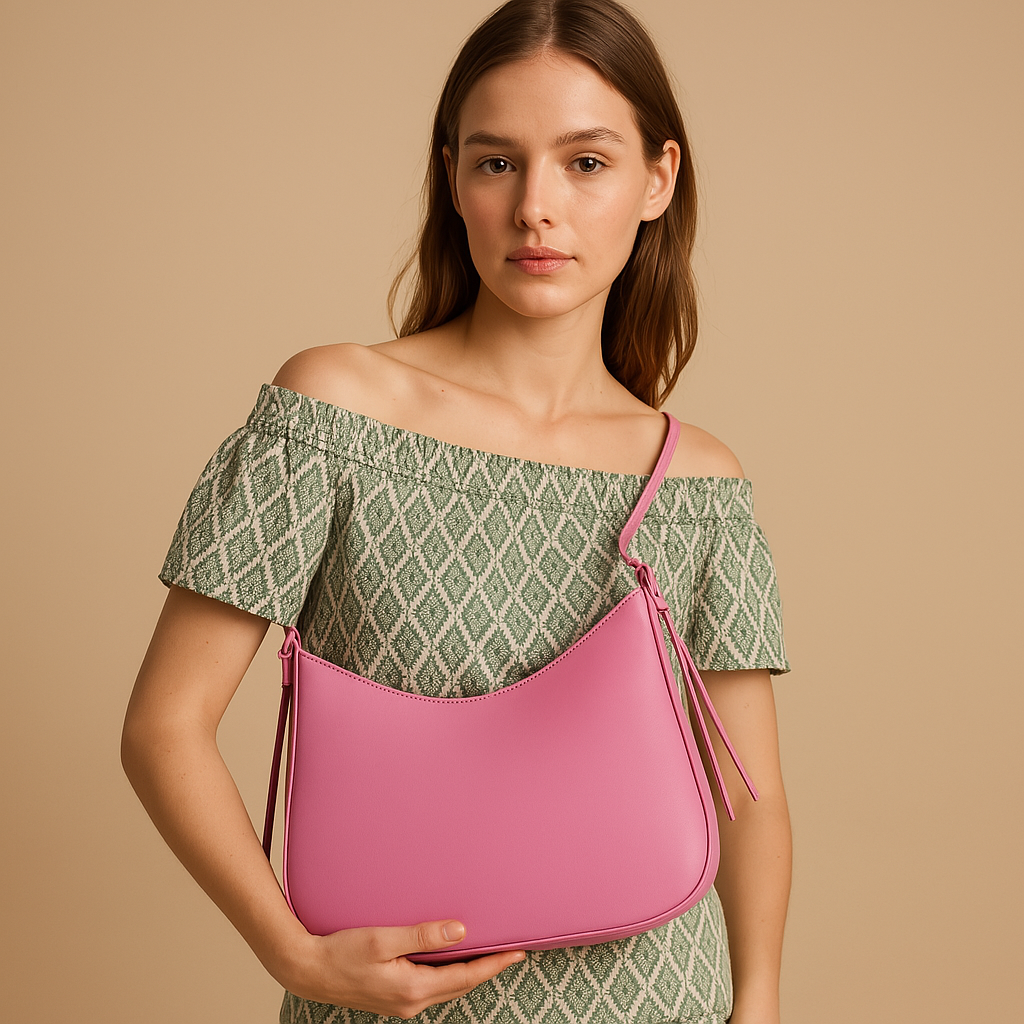 Minimalistische crossbodytas met compact interieur