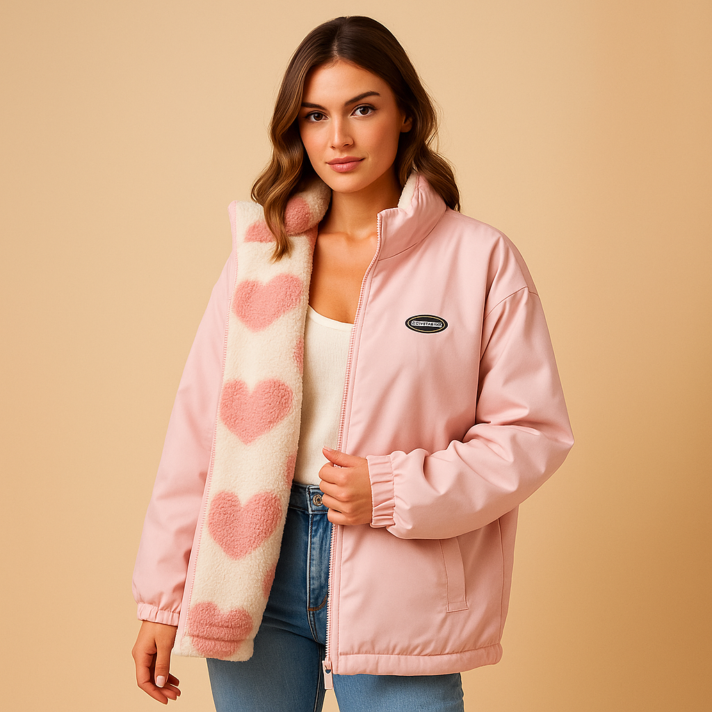 Omkeerbare winterjas