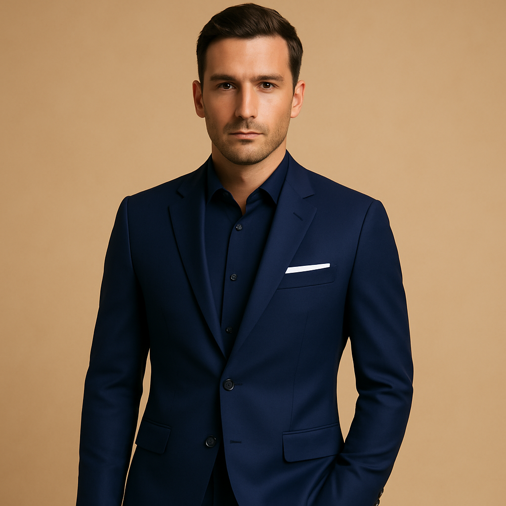Slim fit pak met blazer en pantalon voor heren