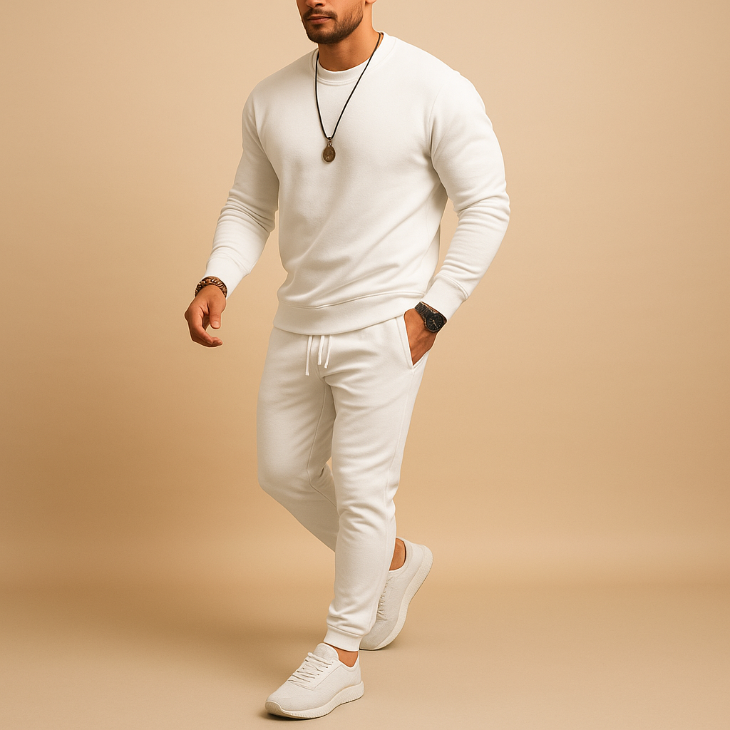 Trainingspak met sweater en joggingbroek voor heren