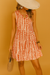 Mouwloze Zomerjurk met Abstracte Print