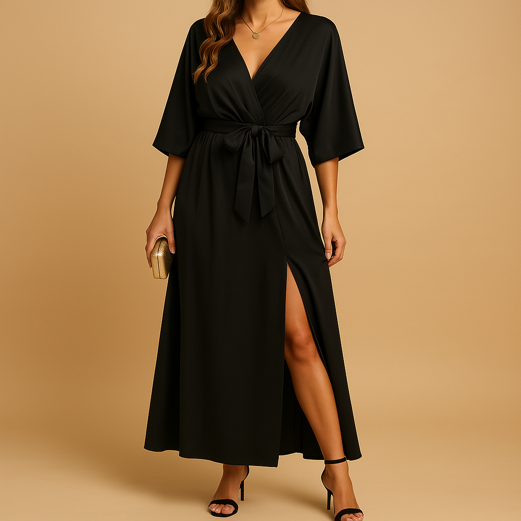 Elegante V-hals jurk