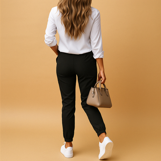 Slim fit chino broek met stretch