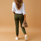 Slim fit chino broek met stretch