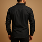 Casual katoenen shirt met lange mouwen voor heren