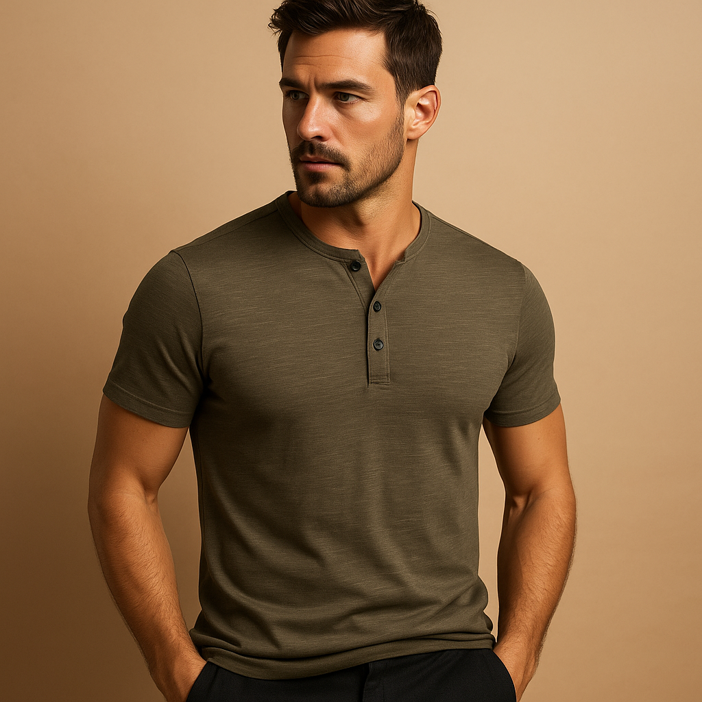 Casual katoenen T-shirt voor heren