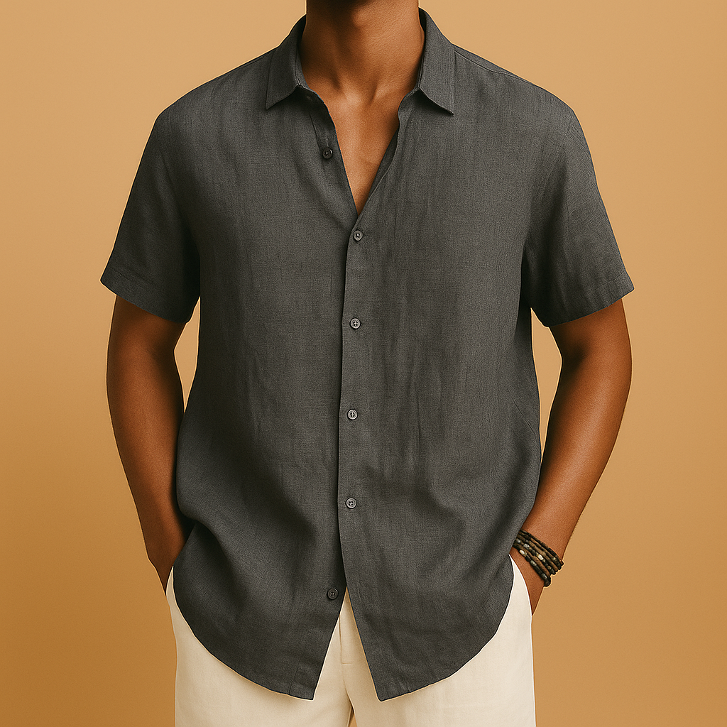Stijlvol casual zomershirt met korte mouwen voor heren