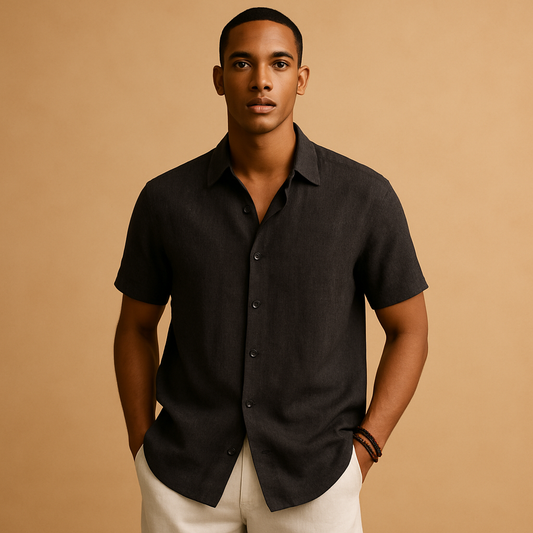 Stijlvol casual zomershirt met korte mouwen voor heren