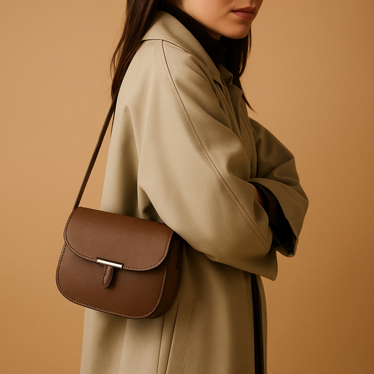 Compacte crossbodytas met tijdloos design