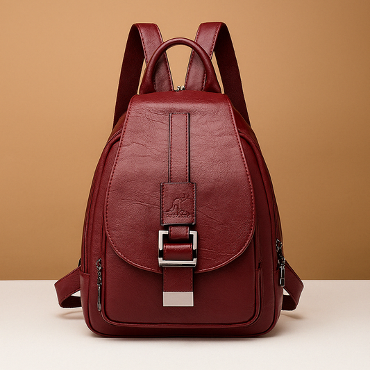 Elegante PU-leren rugzak met minimalistisch design