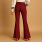 Flared broek met hoge taille