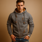 Heren vest met capuchon