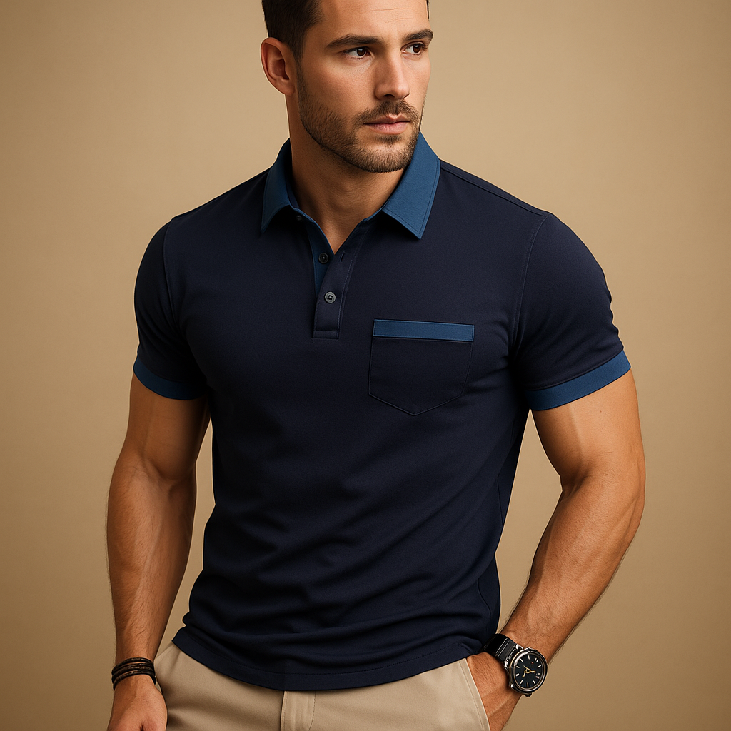 Klassiek poloshirt met korte mouwen voor heren