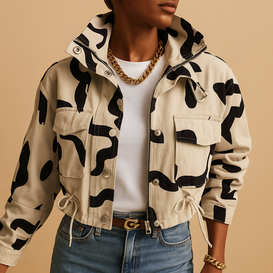 Lichte zomerjas met getailleerde pasvorm