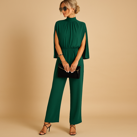 Lichte zomerjumpsuit met verstelbare bandjes