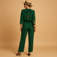 Lichte zomerjumpsuit met verstelbare bandjes