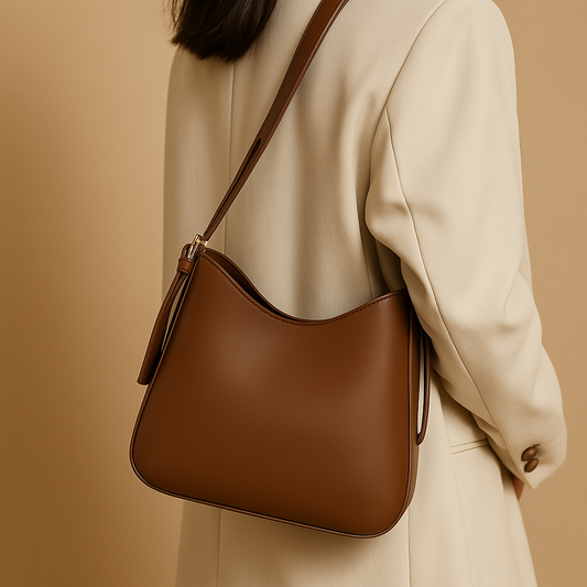 Minimalistische crossbodytas met compact interieur