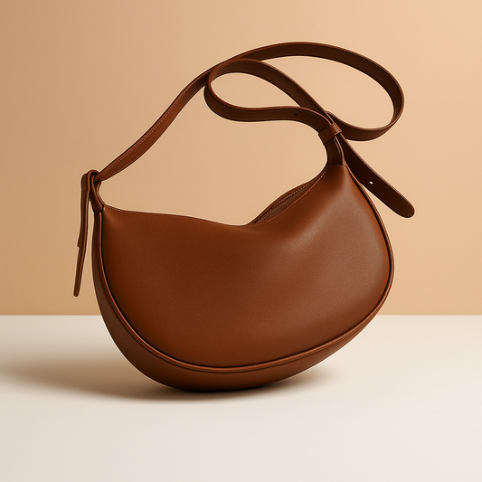Minimalistische crossbodytas van zacht PU-leer
