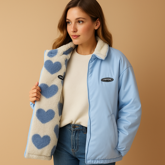 Omkeerbare winterjas