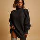 Oversized gebreide trui