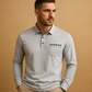 Polo shirt met lange mouwen en kraag voor heren