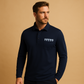 Polo shirt met lange mouwen en kraag voor heren