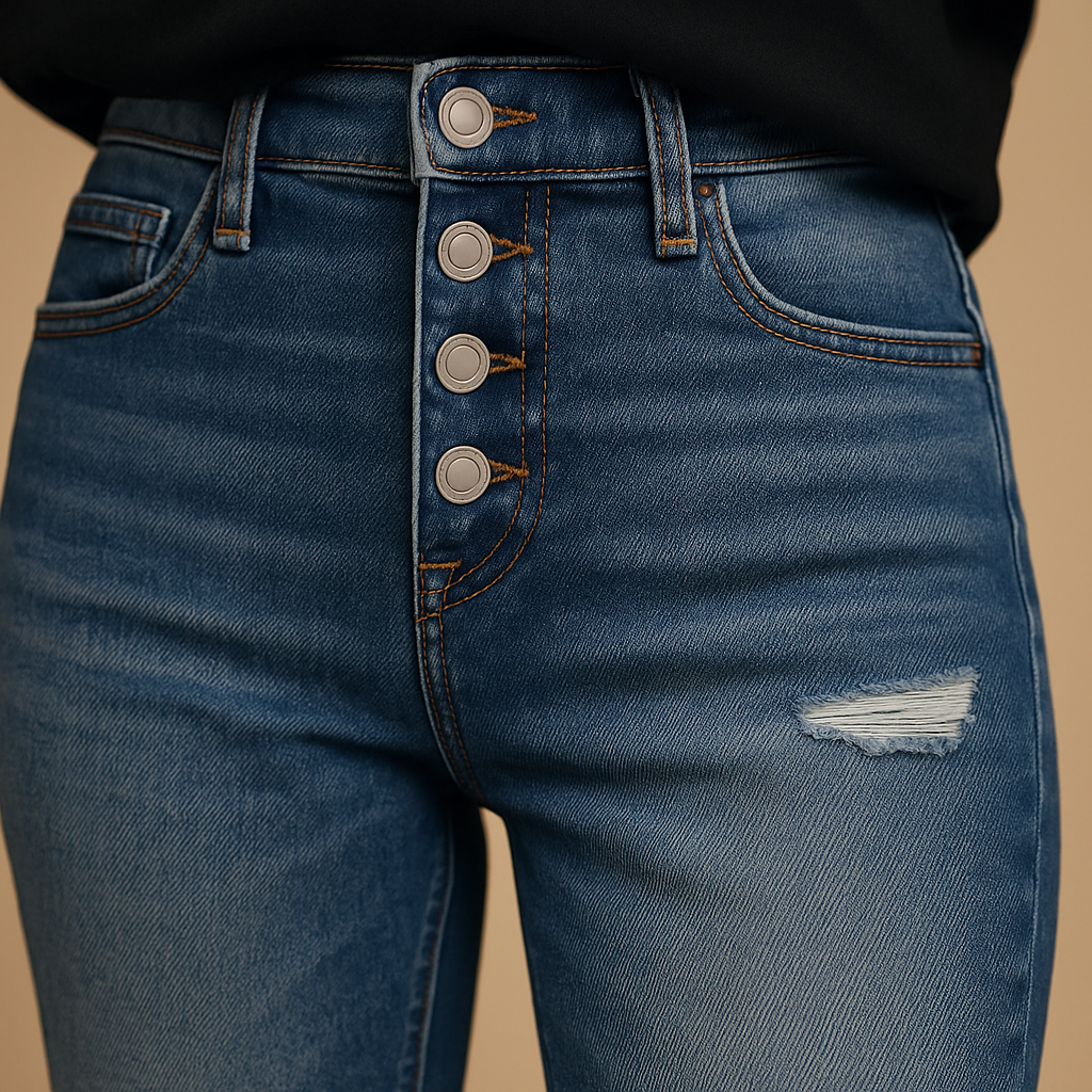 Slim fit ripped jeans