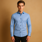 Slim fit overhemd voor heren met stretch