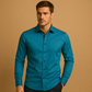 Slim fit overhemd voor heren met stretch