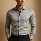 Slim fit overhemd voor heren met stretch
