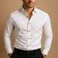 Slim fit overhemd voor heren met stretch