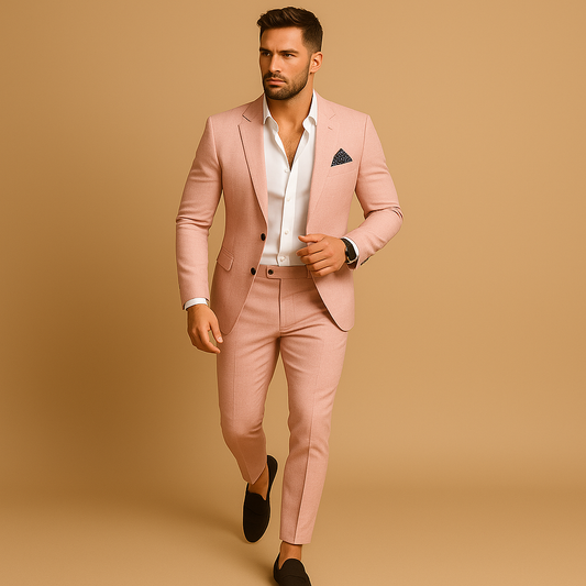 Slim fit herenpak met blazer en pantalon voor formele gelegenheden