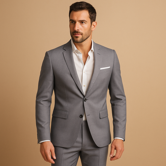 Slim fit pak met blazer en pantalon voor heren