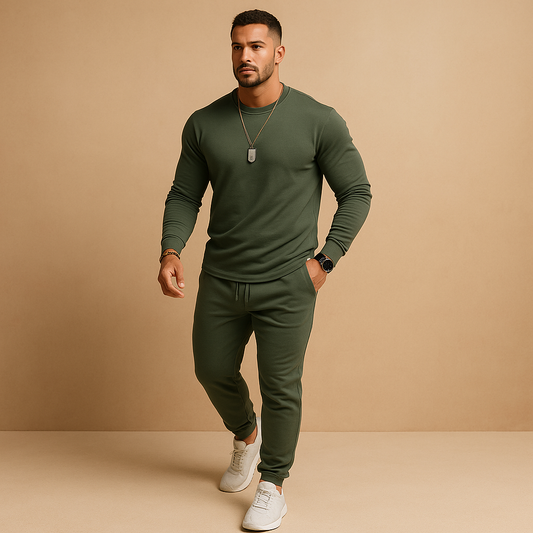 Trainingspak met sweater en joggingbroek voor heren