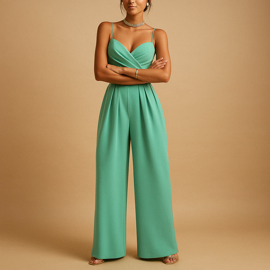 Trendy zomerse jumpsuit met verstelbare bandjes