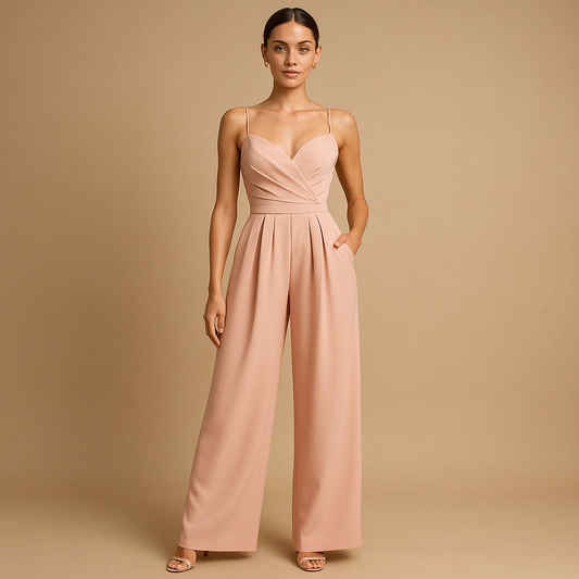 Trendy zomerse jumpsuit met verstelbare bandjes