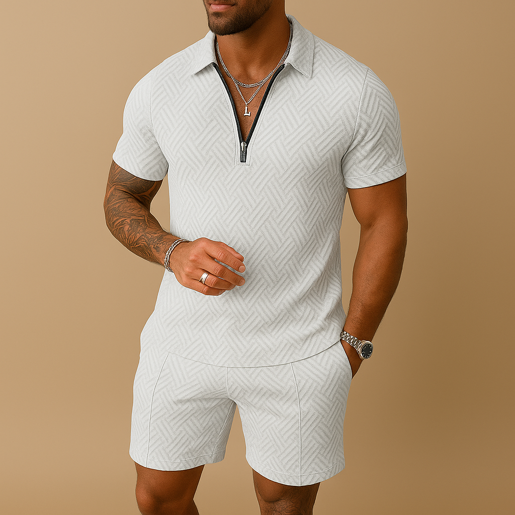 Zomerset met polo en korte broek