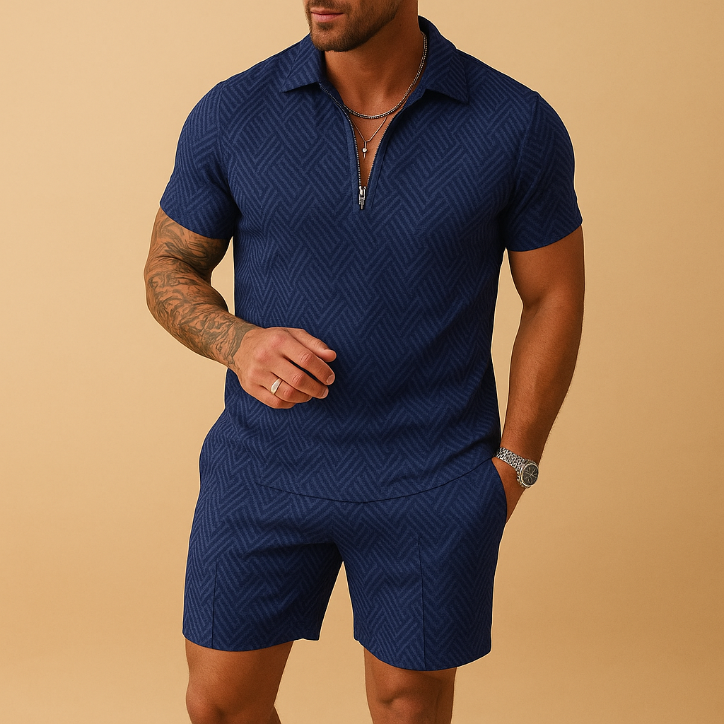 Zomerset met polo en korte broek