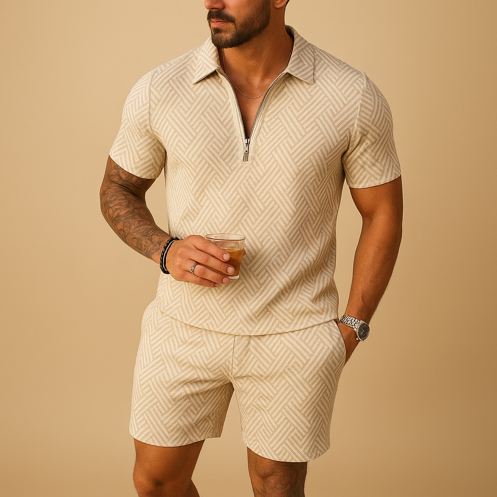 Zomerset met polo en korte broek